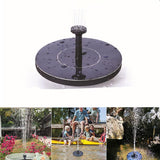 home solar water fountain