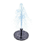 home solar water fountain