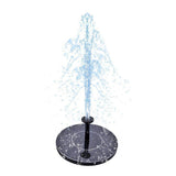 home solar water fountain