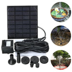 home solar water fountain